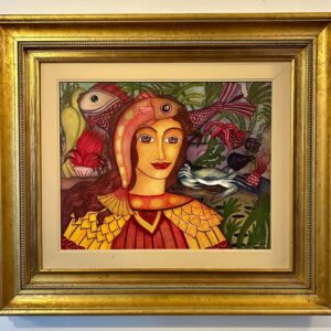 VERA SABINO - Acrílica Sobre Cartão